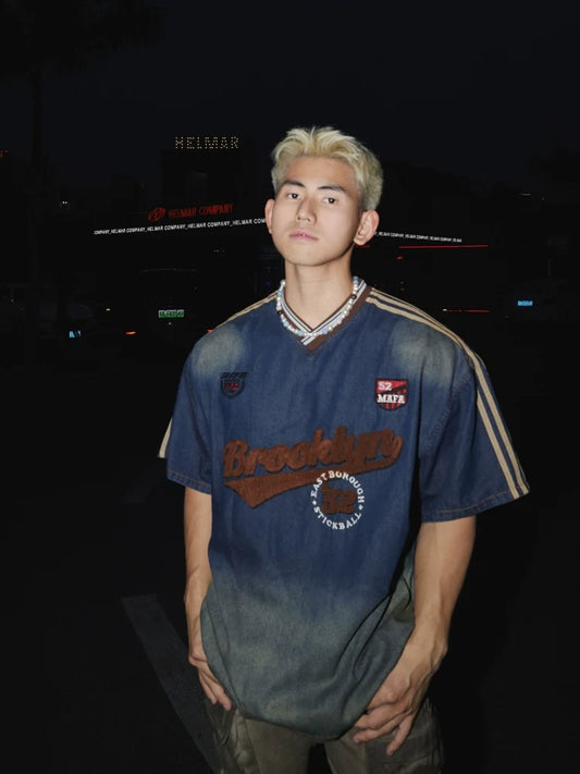 Vintage Brooklyn Ombre Denim Shirt