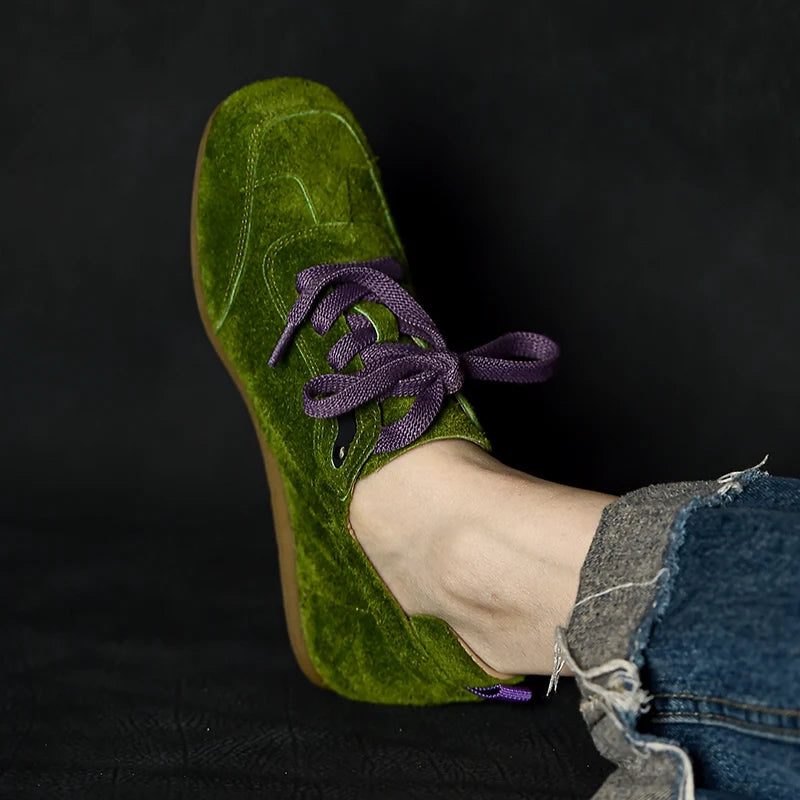 Moss Velvet Fusion Sneaker - Skipkicks