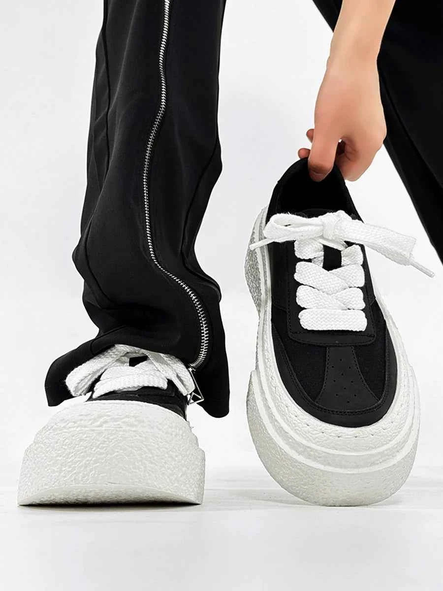 Chunky Textured Sole Sneakers
