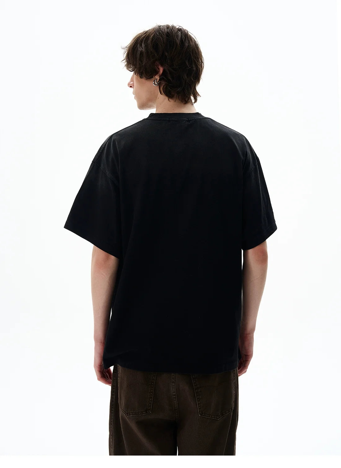 Passport Stamp Graphic Oversized T-Shirt