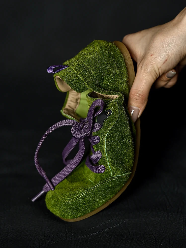 Moss Velvet Fusion Sneaker - Skipkicks