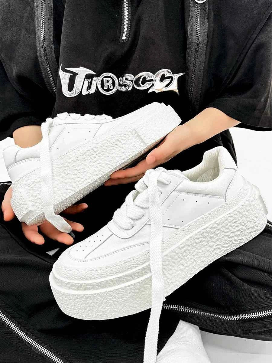 Chunky Textured Sole Sneakers