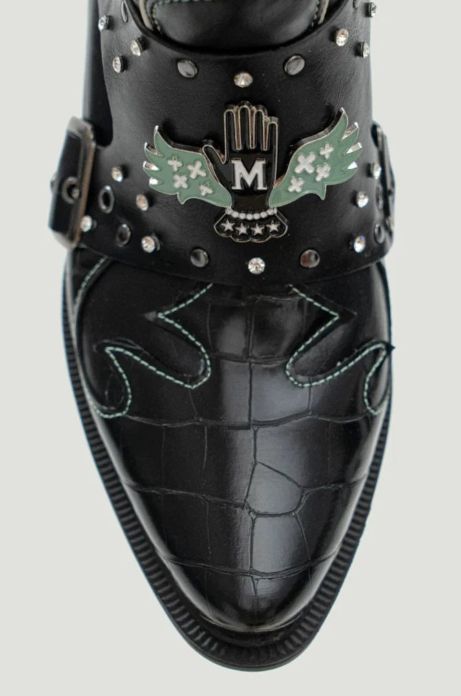 Cosmic Rodeo Star Harness Boots - Skipkicks
