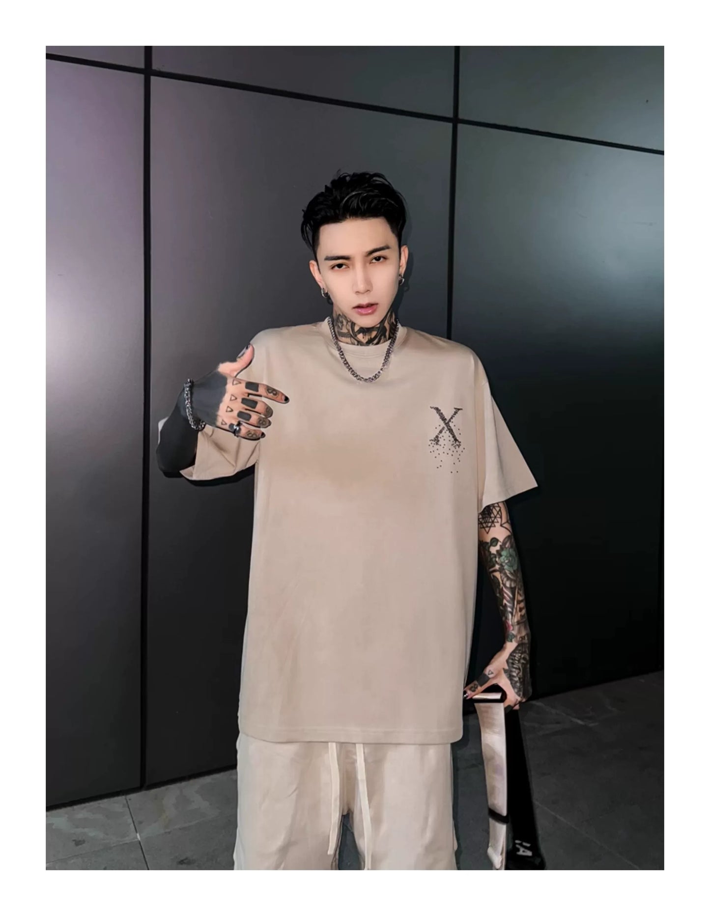 Crossfade Pixel‑X Graphic Tee