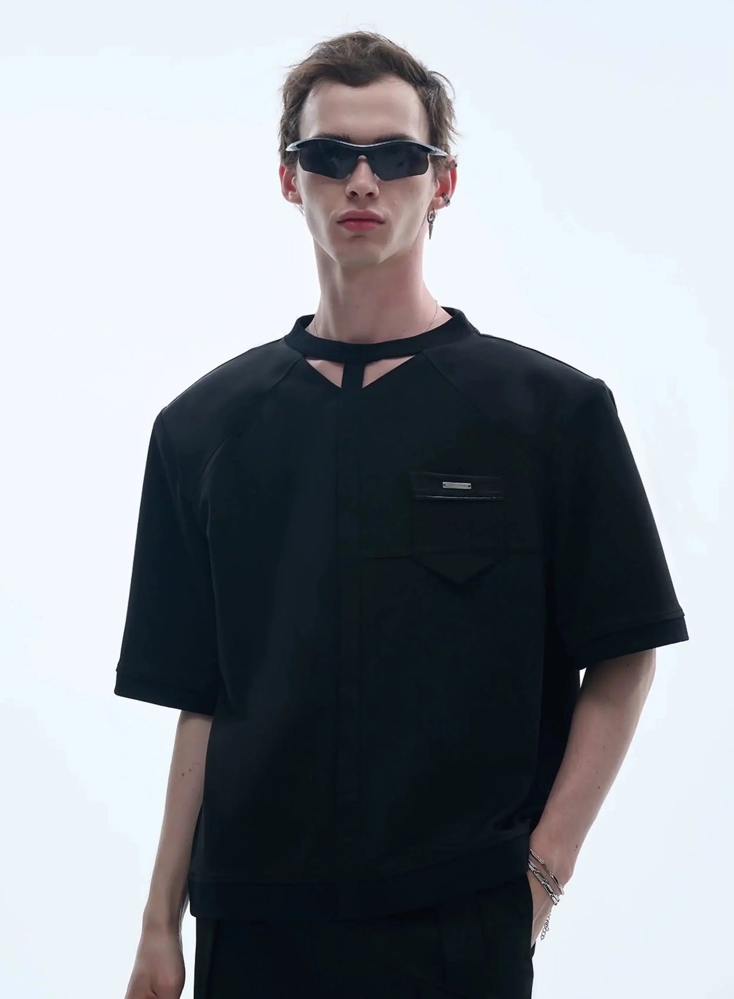 Modern Structured Layer T-Shirt