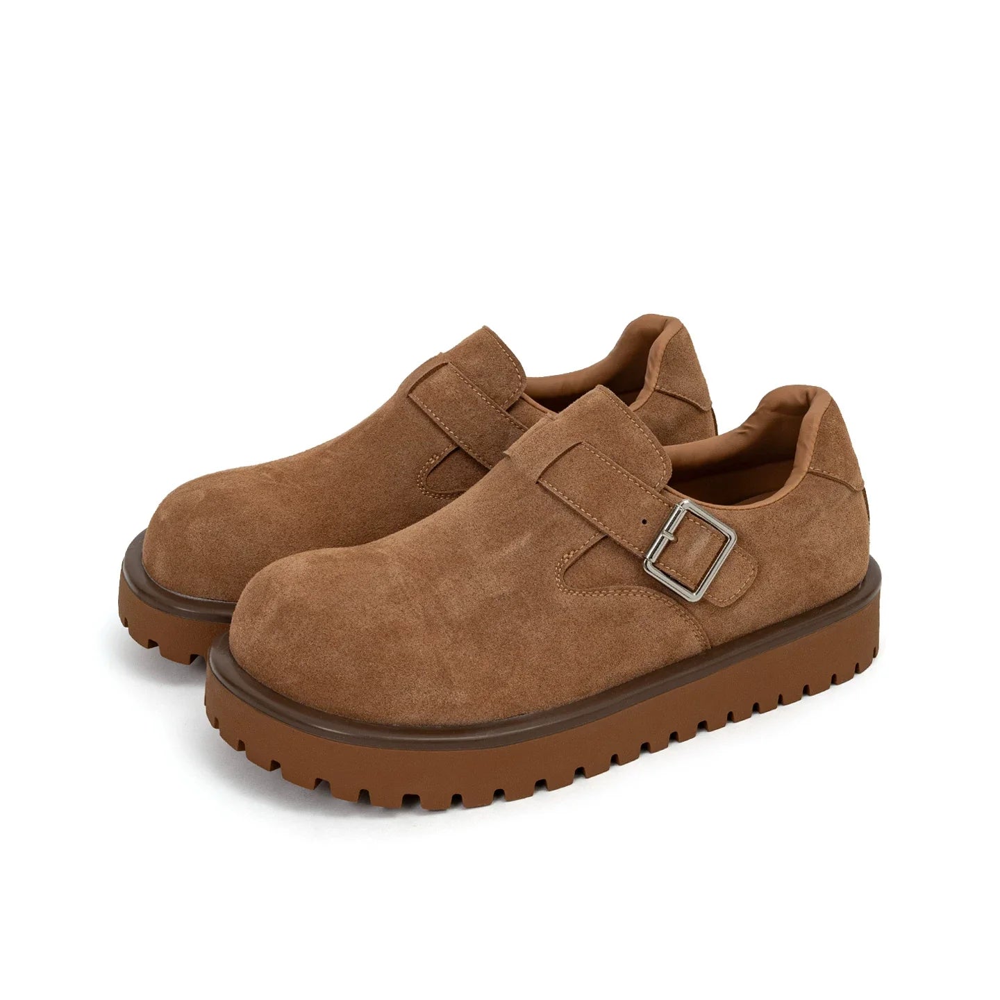 Shearling Buckle Clogs - Skipkicks