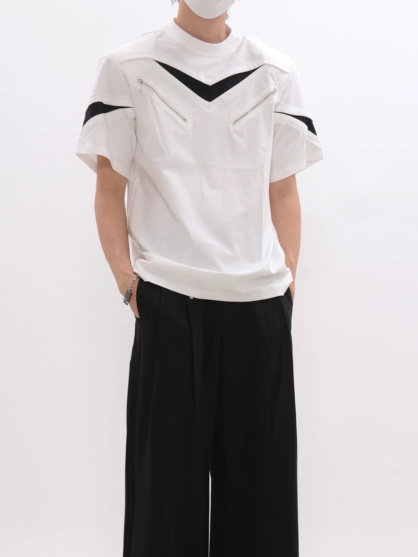 Vector Zip Panel Tee