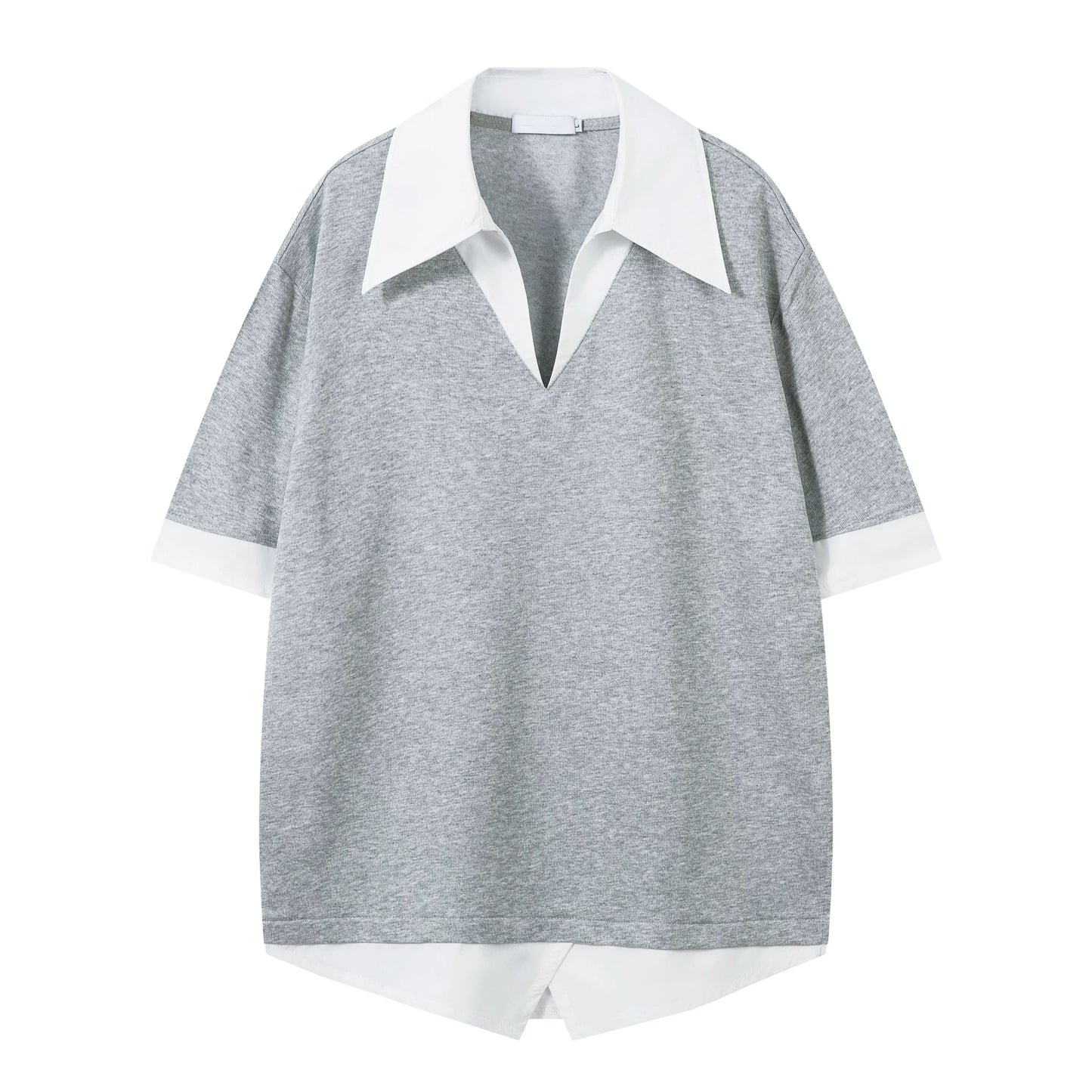 Frost Layered Collar Polo Tee