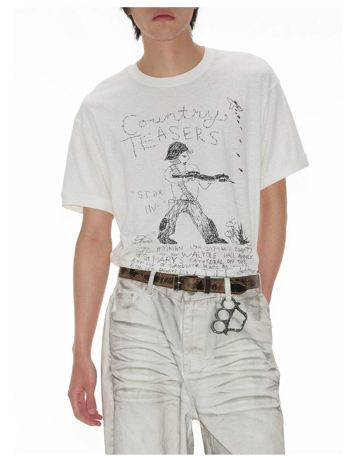 Country Teasers Sketch Graphic T-Shirt