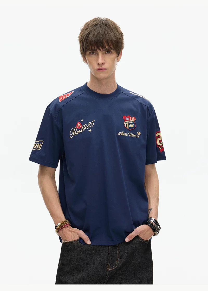 Ares Wings Racing Crest Tee