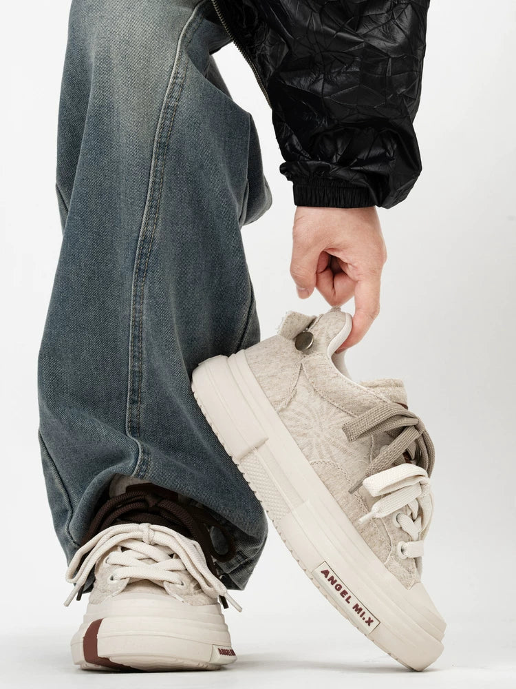 Marble Mismatch Street Sneakers