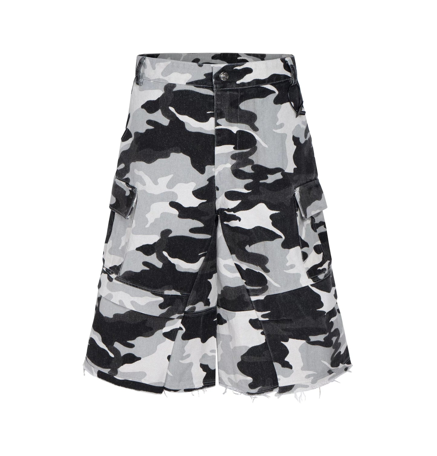 Mono Camo Trench Cargo Shorts