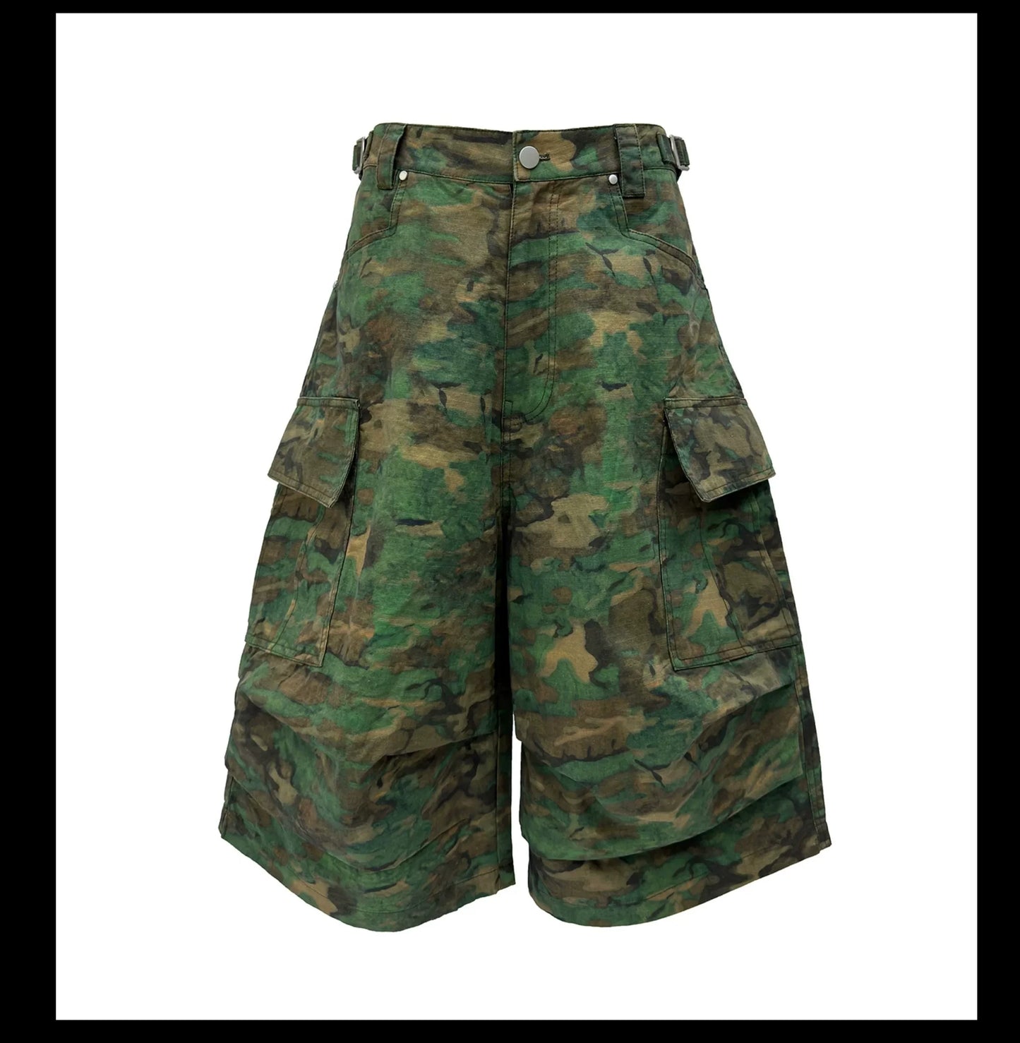 Timberfall Tiered Camo Cargo Shorts