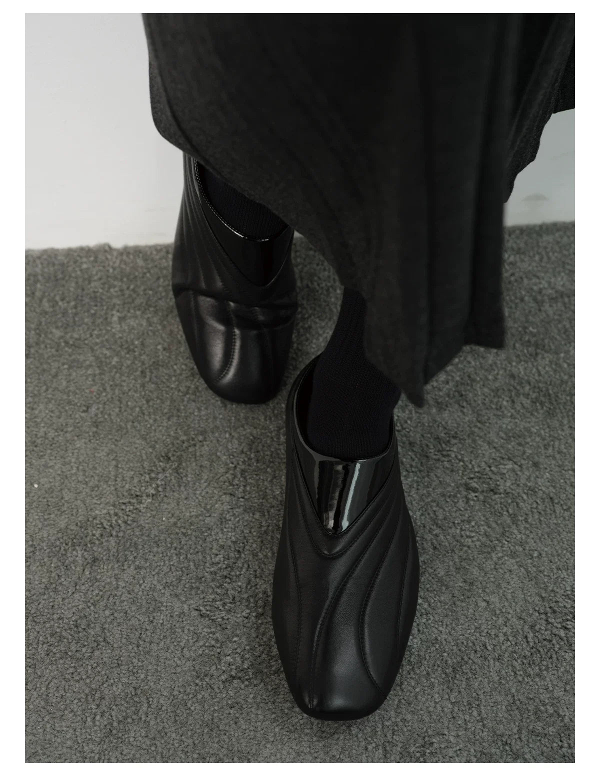 Streamlined Low-Profile Leather Slip-On Shoes - Skipkicks
