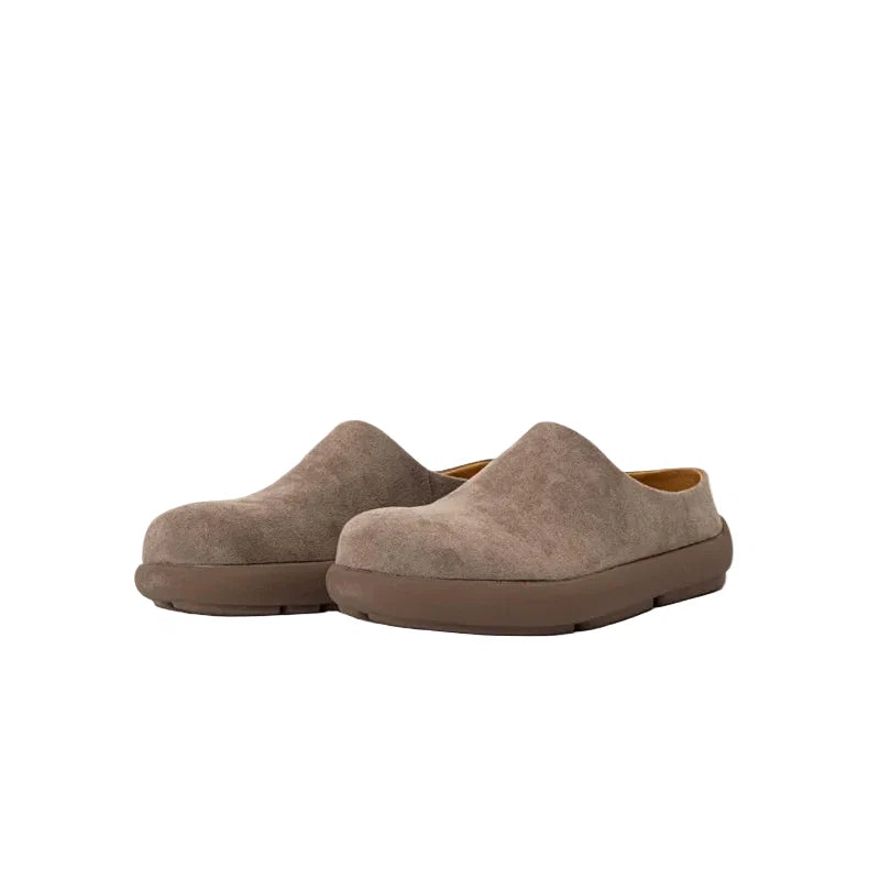 Amber Cloud Suede Clogs - Skipkicks