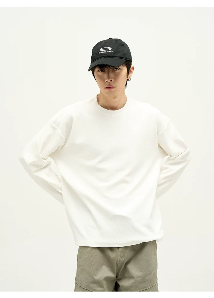Long-Sleeve Crew Neck T-Shirt