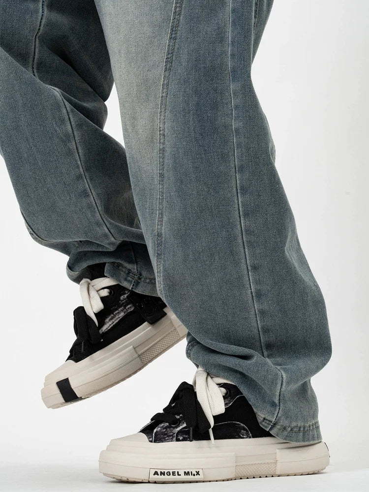 Marble Mismatch Street Sneakers