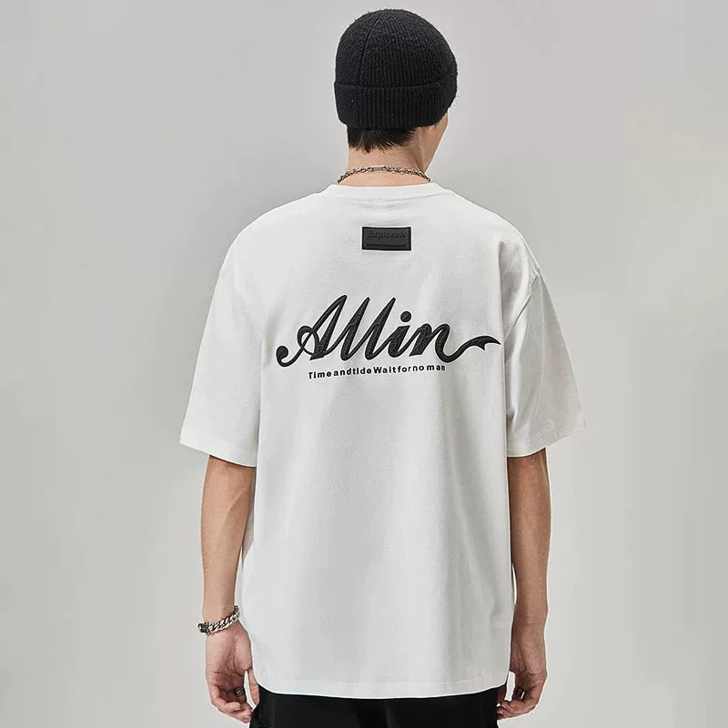 Heritage Script Graphic Oversized Tee