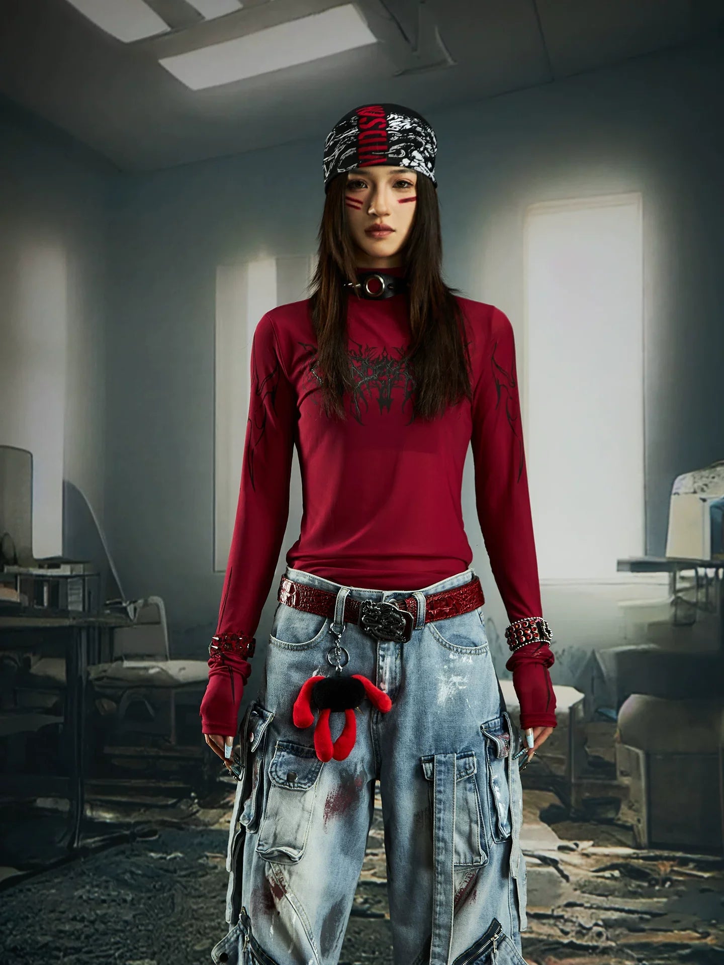 Riot Warpaint Mesh Tops