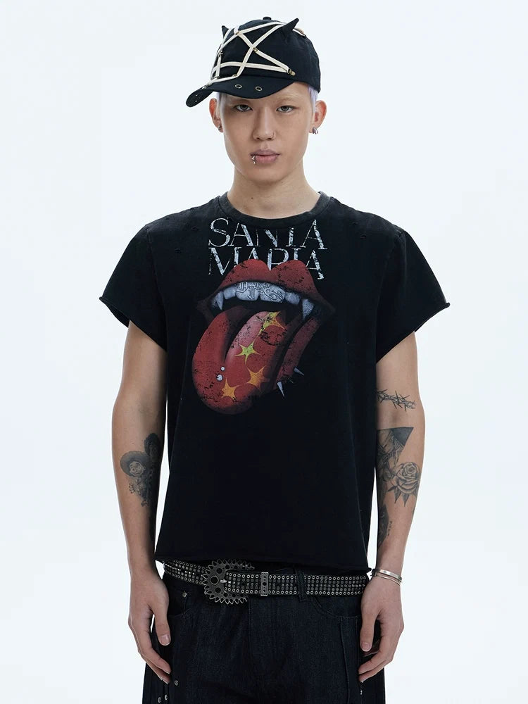 Vampire Tongue Graphic Tee