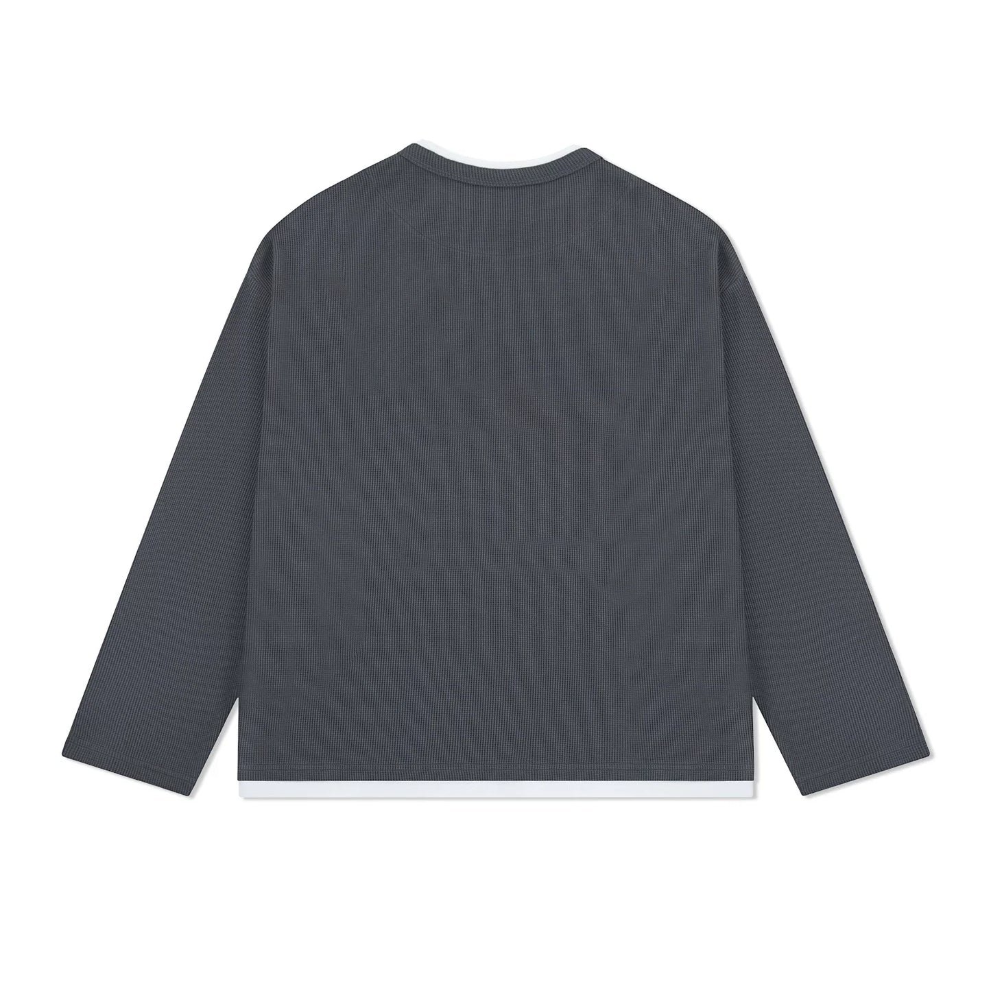 Layernotch Waffle Long Sleeve Tee