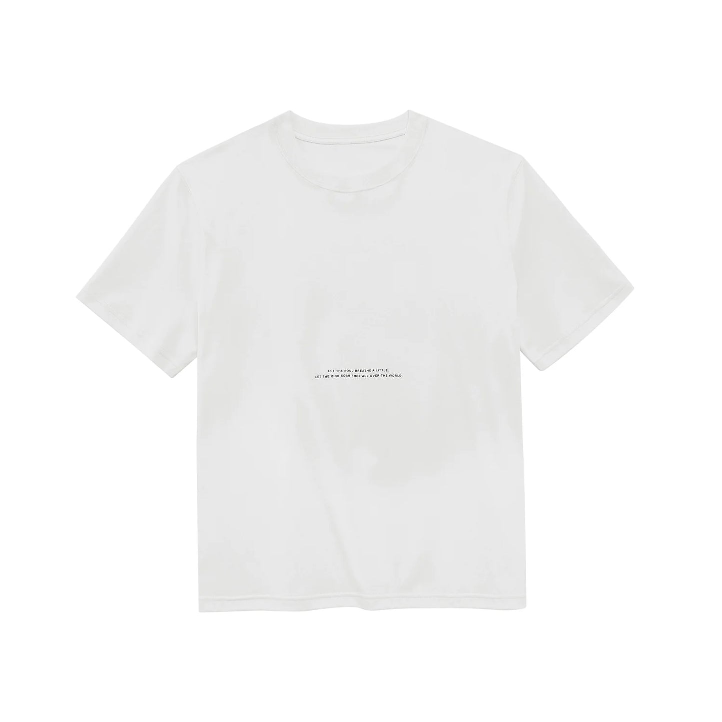 Color Block Letter Print Standard Tee