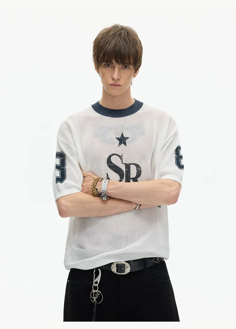 Star Savior Mesh Varsity Tee