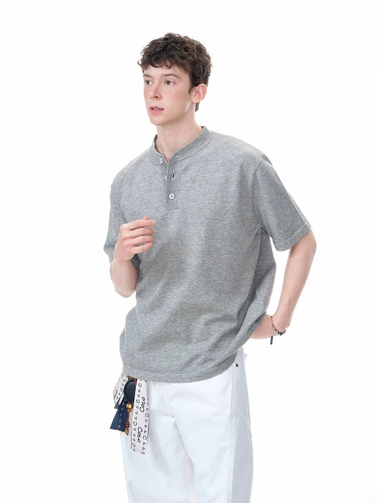 Cloudline Short-Sleeve Henley Tee