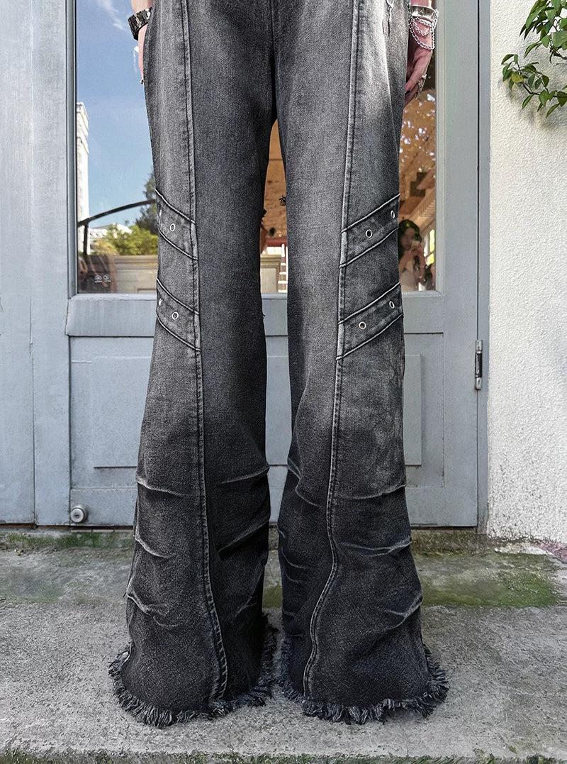 Ravaged Eclipse Shredflare Cargo Jeans