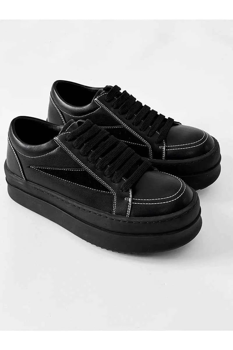Chunky Elevated Sole Platform Sneakers