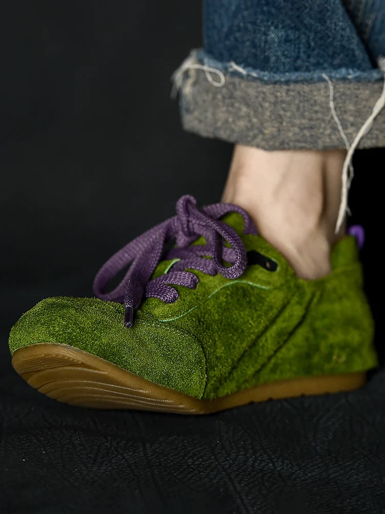 Moss Velvet Fusion Sneaker - Skipkicks