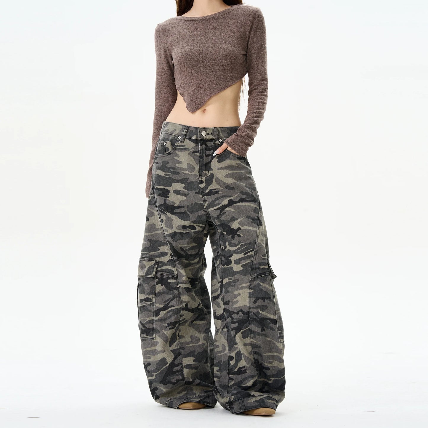 Classic Baggy Camo Cargo Pants