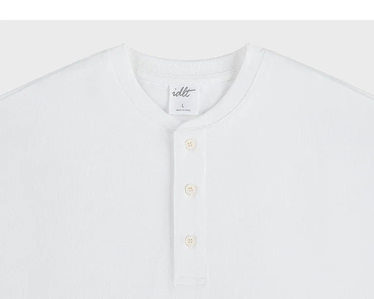 Core Crest Short-Sleeve Henley Tee