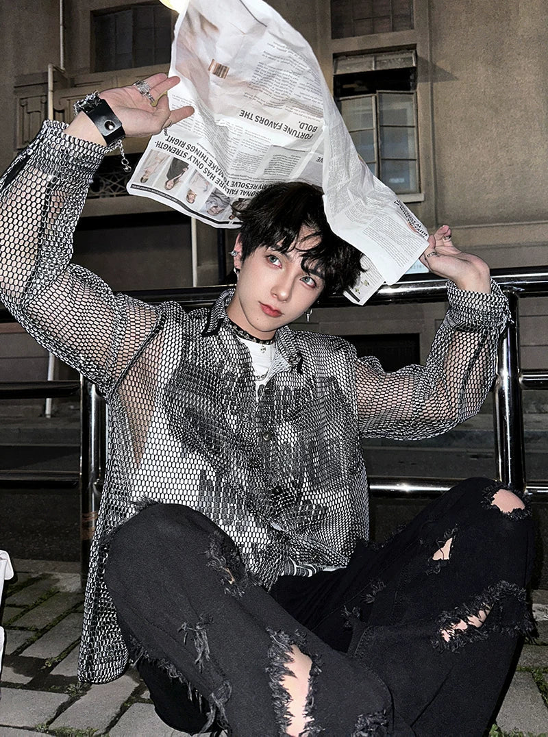 Black Energy Oversized Statement Tee