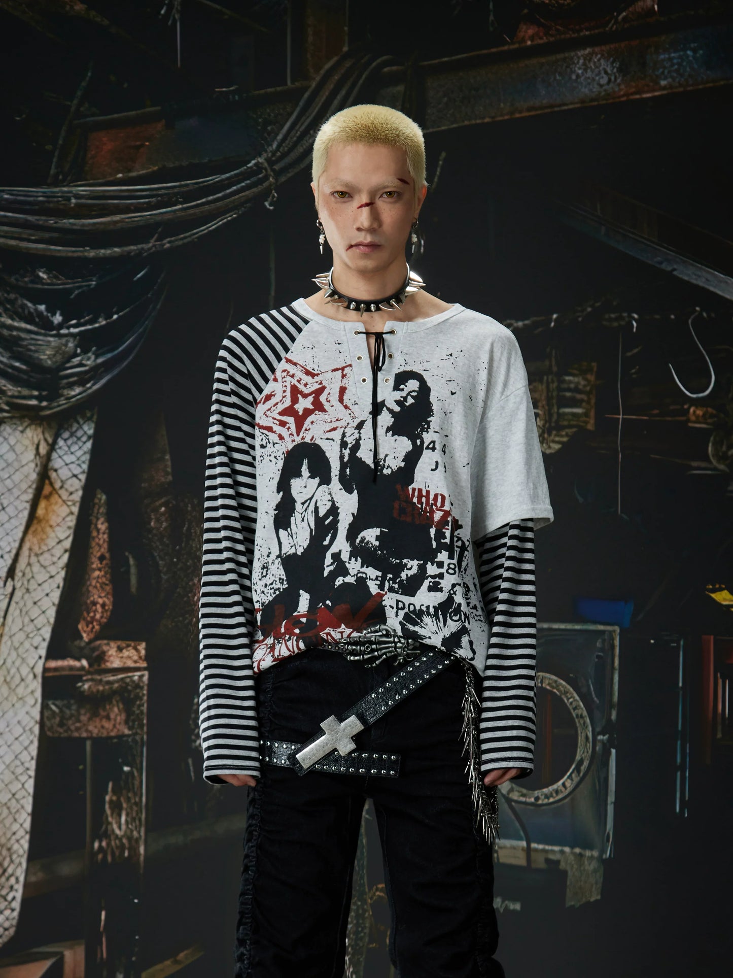 Riot Laced Revolt Graphic Layered Tee