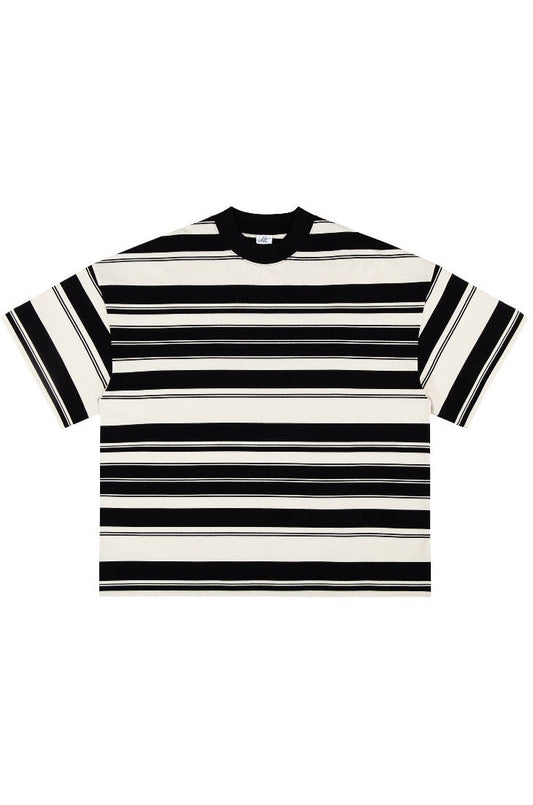 320G Heavyweight Striped Oversized Tee