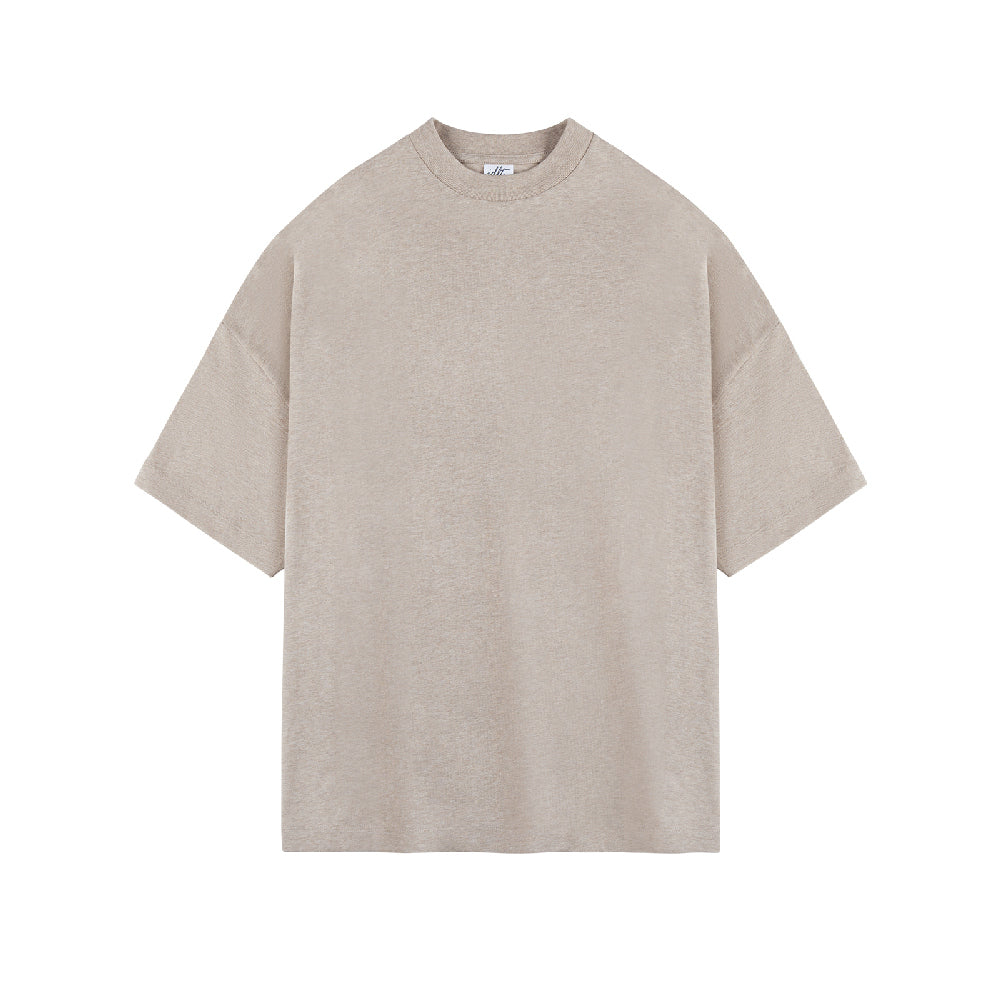 Oversized Drop Shoulder Tee In Heavy Cotton