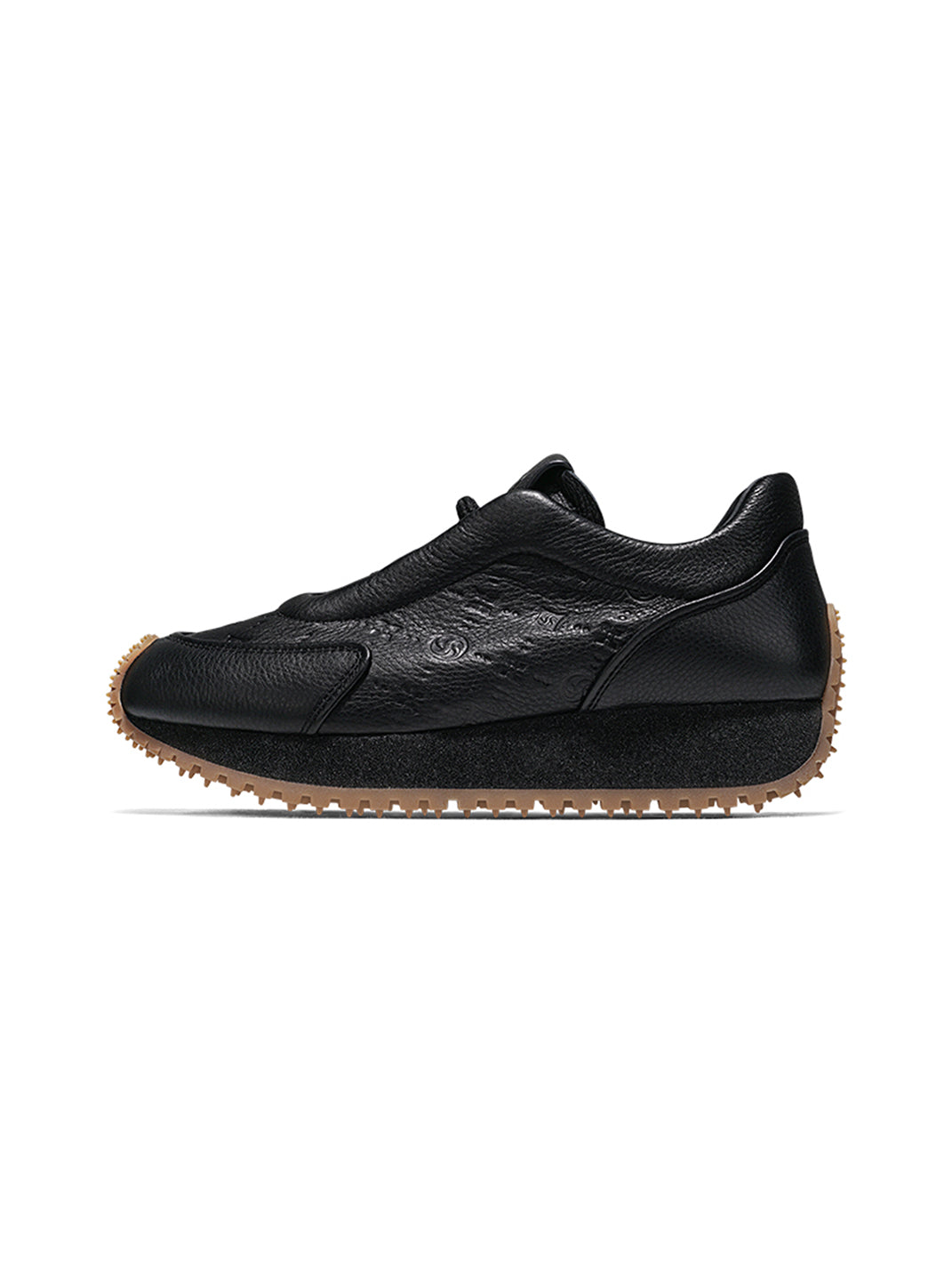 Black Retro Runner Chunky Sneakers - Skipkicks