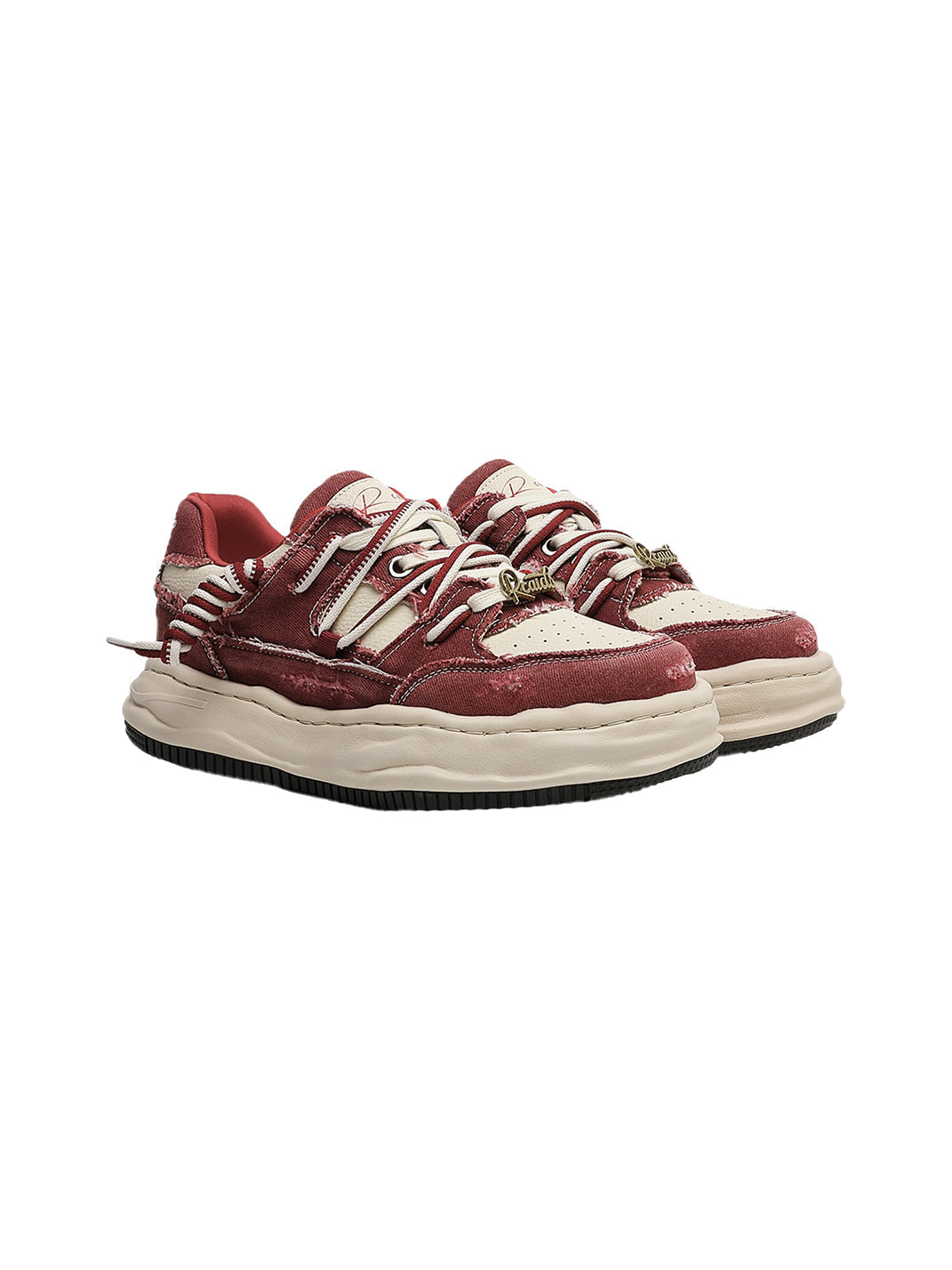 Vintage Wash Denim Sneakers - Skipkicks