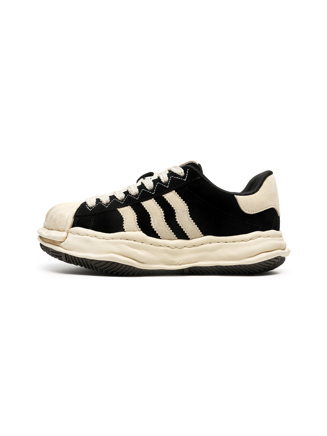 Melted Shell-Toe Platform Sneakers - Skipkicks