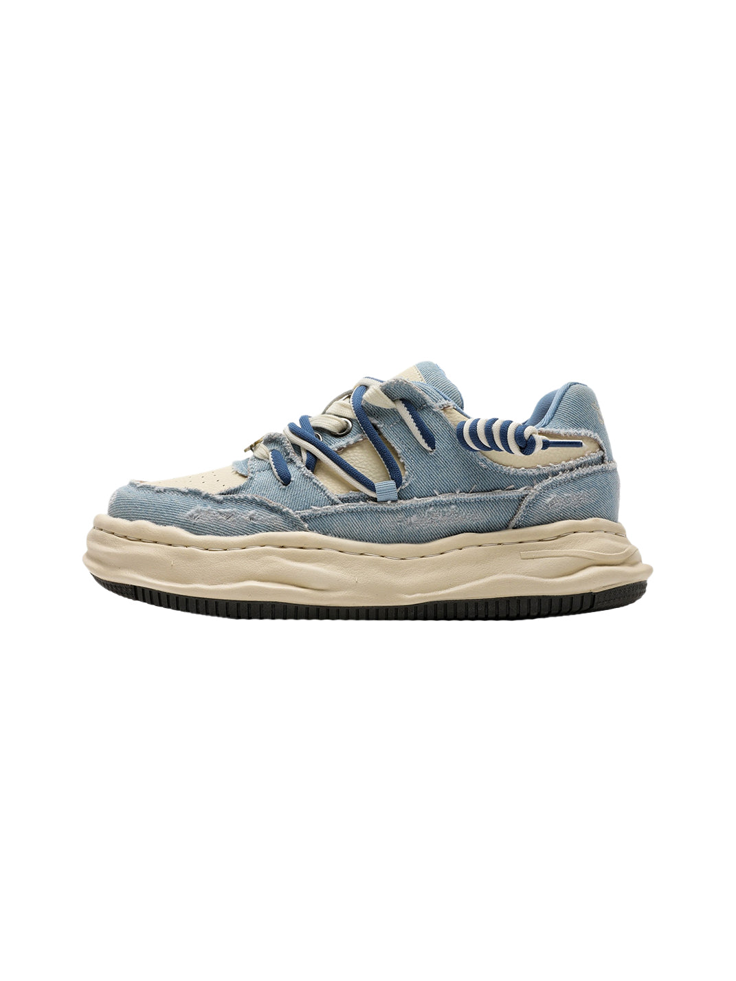 Vintage Wash Denim Sneakers - Skipkicks