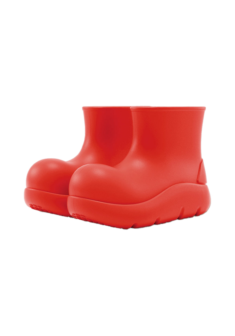 Red Chunky Short Rain Boots - Skipkicks