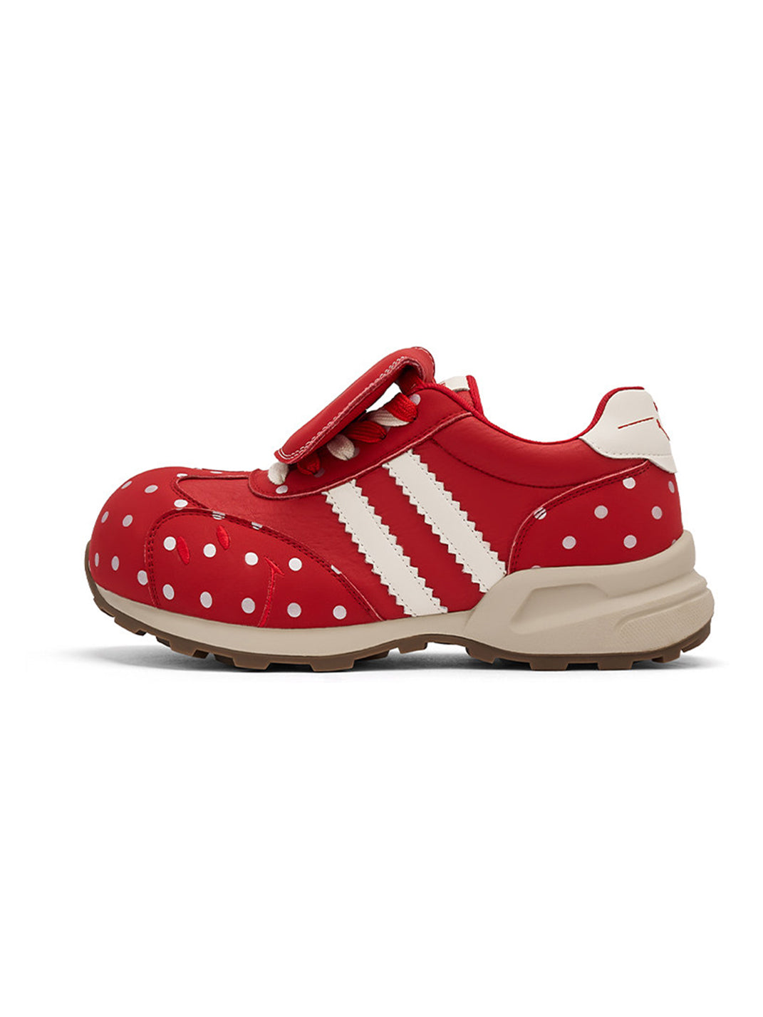 Black Mushroom Polka-Dot Casual Sneakers - Skipkicks