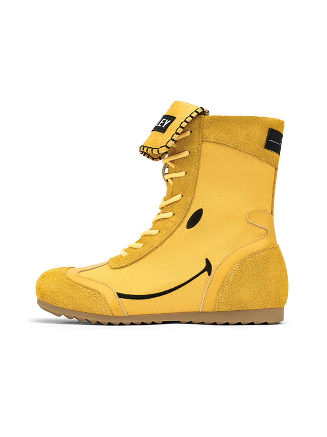 Yellow Chunky Boxing Mid Boots - Skipkicks