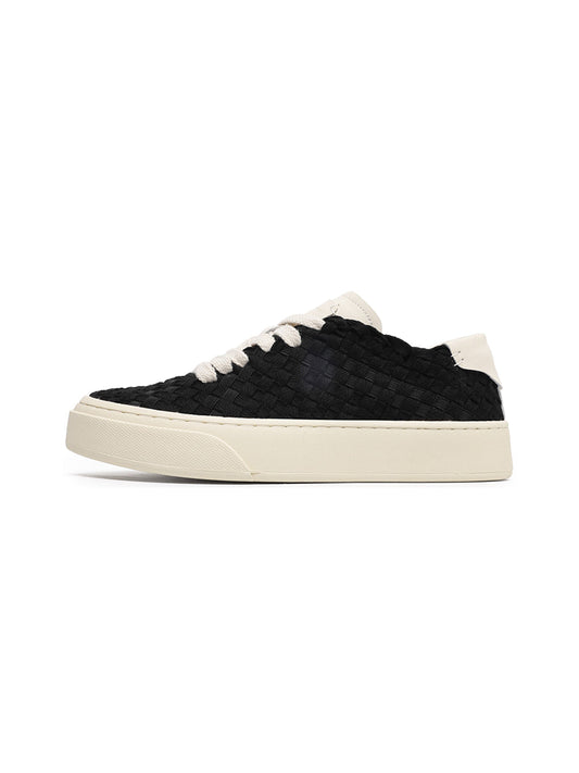 Woven Texture Platform Sneakers - Skipkicks