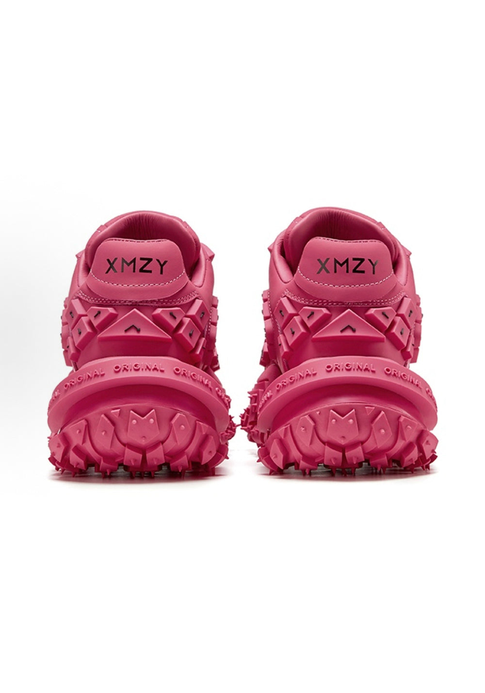 Pink and Red Chunky Keyboard Chubby Sneakers - Skipkicks
