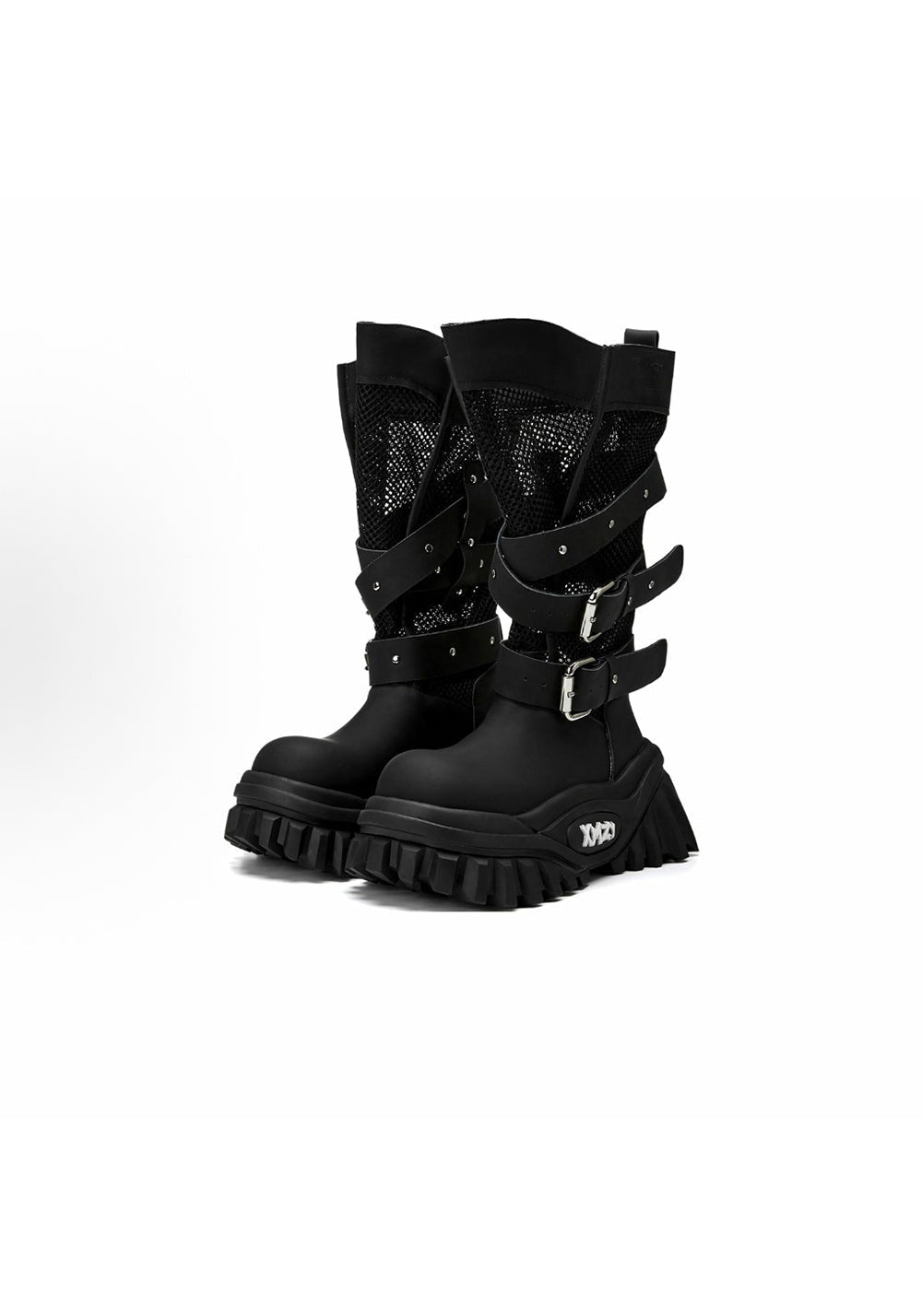 Black Desert Muse Platform Boots - Skipkicks