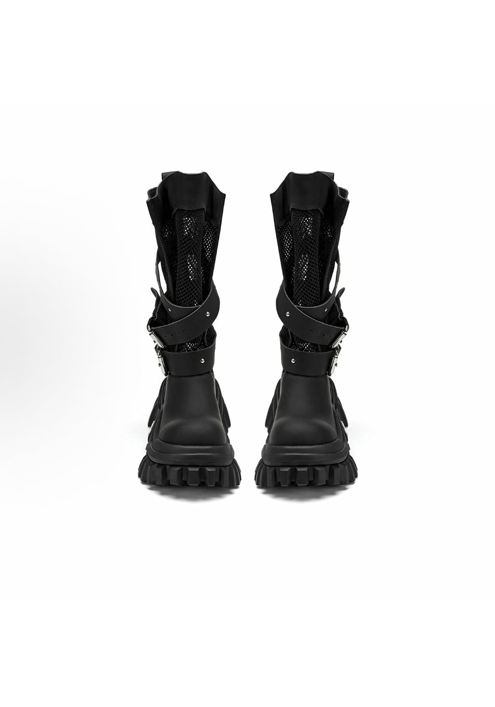 Black Desert Muse Platform Boots - Skipkicks