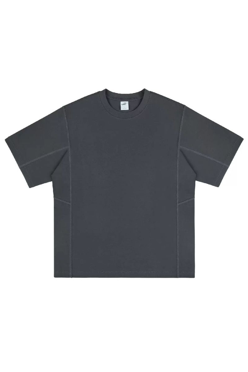 Loose Fit Patchwork Tee In Cool Cotton