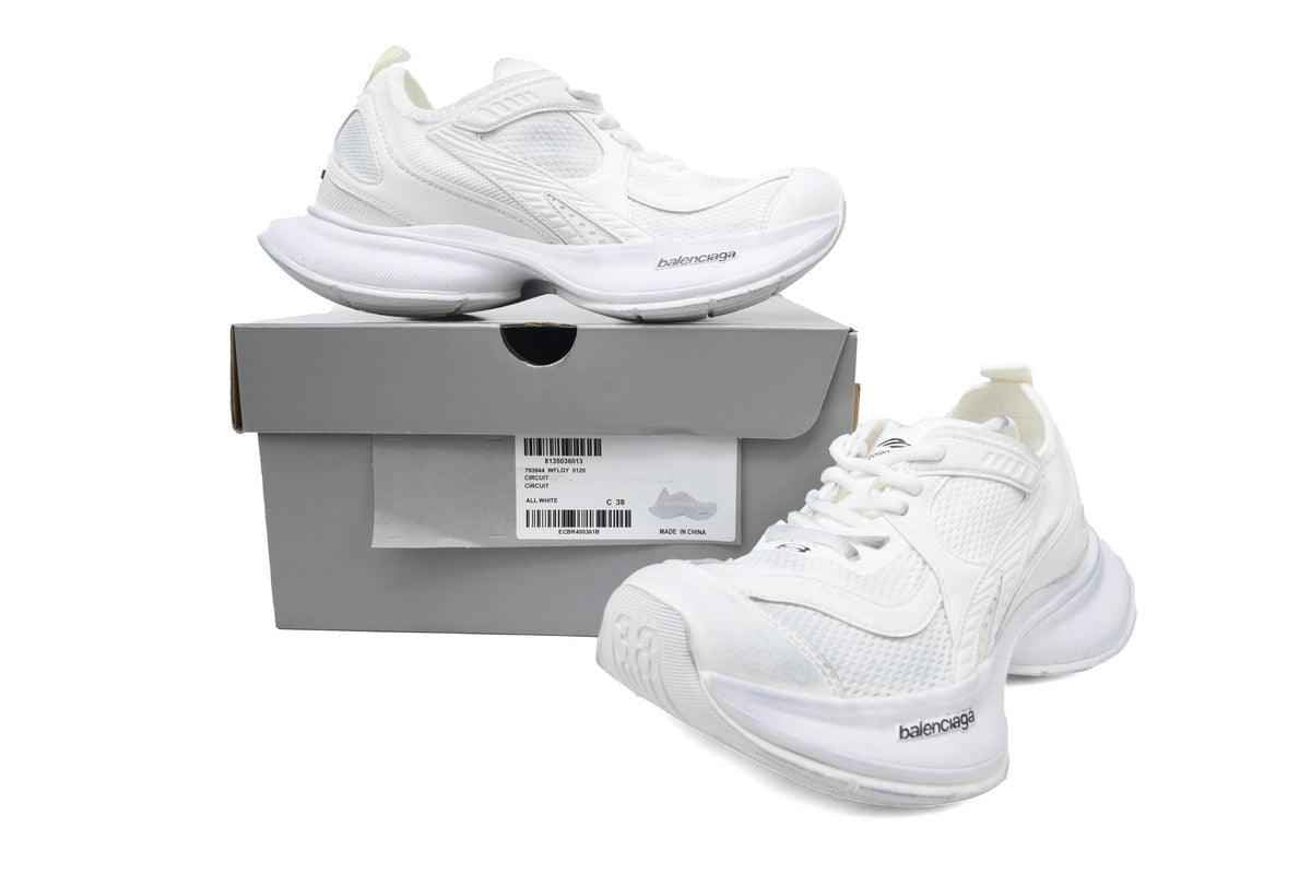 Custom BLCG Circuit Sneaker 'Worn-Out - White SneakerNational
